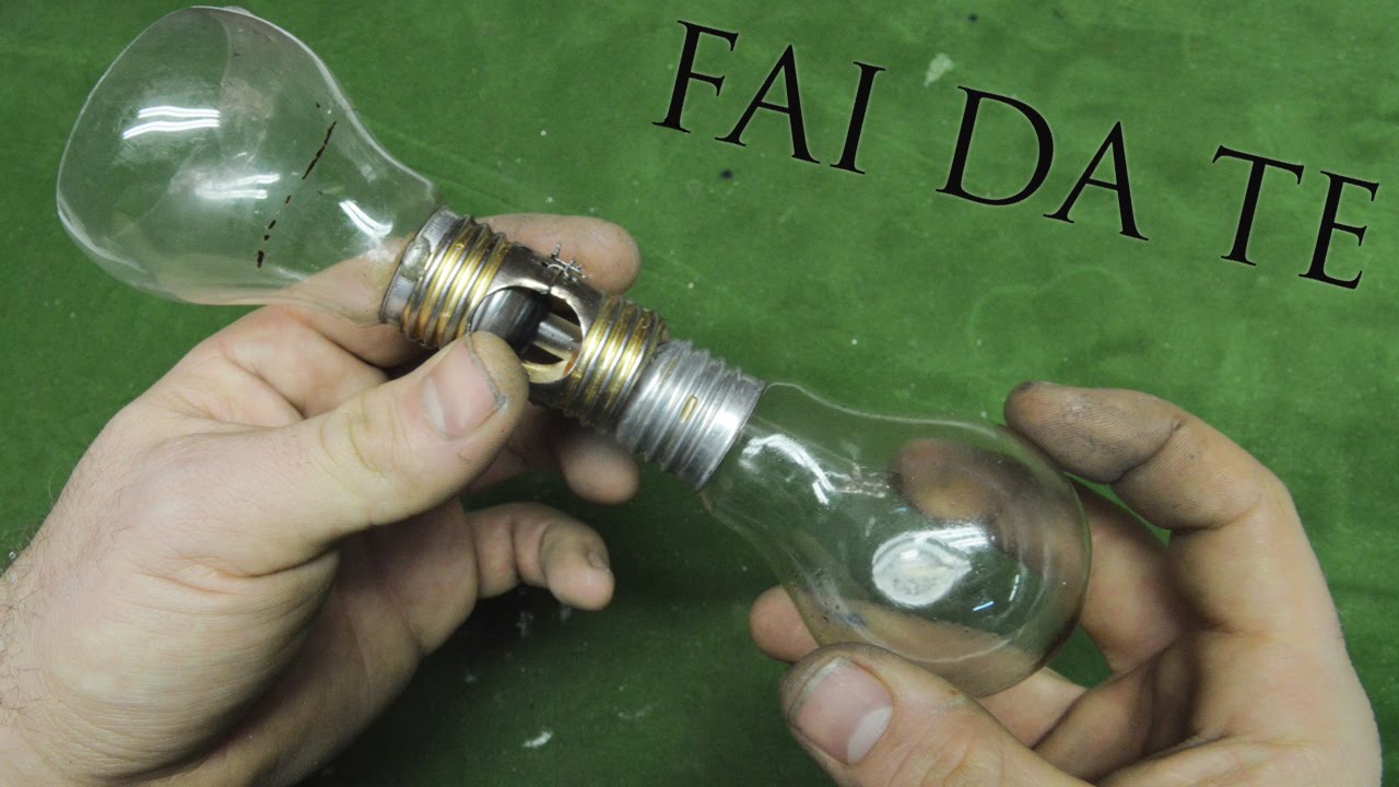 Caffettiera a Risucchio • Fai da Te con Lampadine