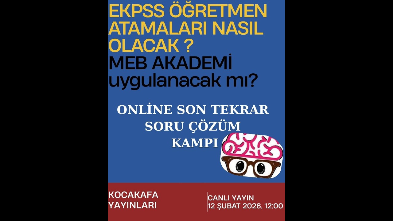 Englli Öğretmen atamaları hakkında son duyumlar? EKPSS 2026 ONLİNE 16 Şubat grupları SON KONTENJANL