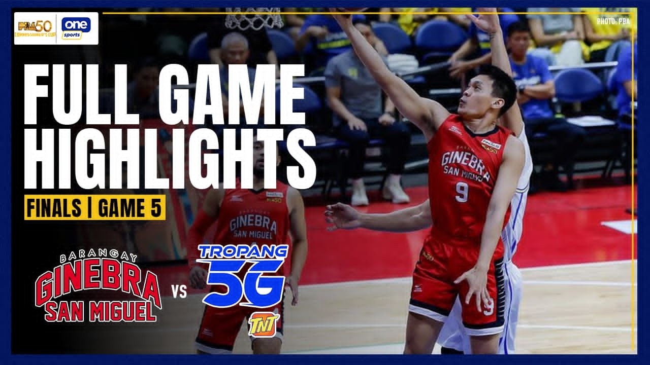 BRGY. GINEBRA vs TNT | FULL GAME HIGHLIGHTS | PBA SEASON 50 COMMISSIONER'S CUP FINALS G4 | JUNE 12