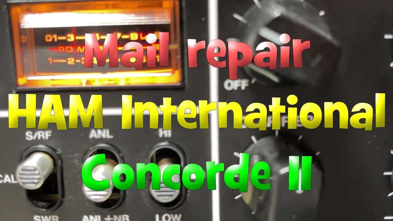 Mail in repair - HAM International Concorde 2 - PLL fault ?