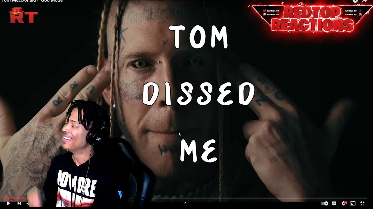 TOM MACDONALD - GOD MODE[ REDTOP DISS]  | REACTION