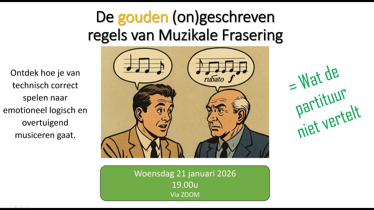 Workshop (On)geschreven Gouden Regels van Frasering- 21 januari 2026!