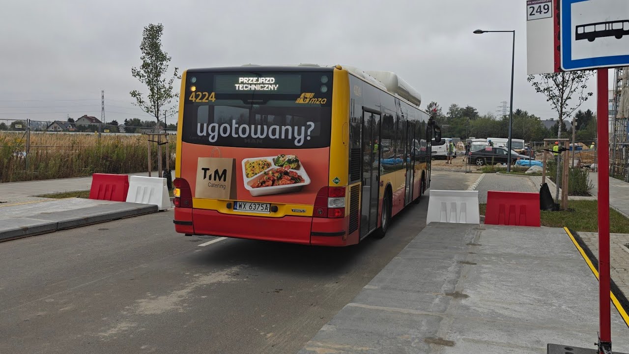 Linia 249 - Man Lion's City CNG #4224 ( MZA Warszawa )