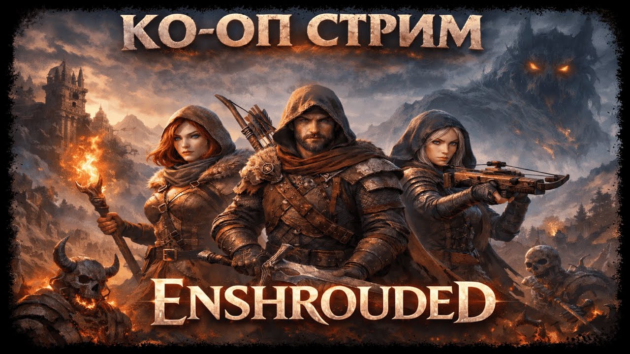 📺#Enshrouded №8 - Углубляемся всё дальше во тьму (кооп)