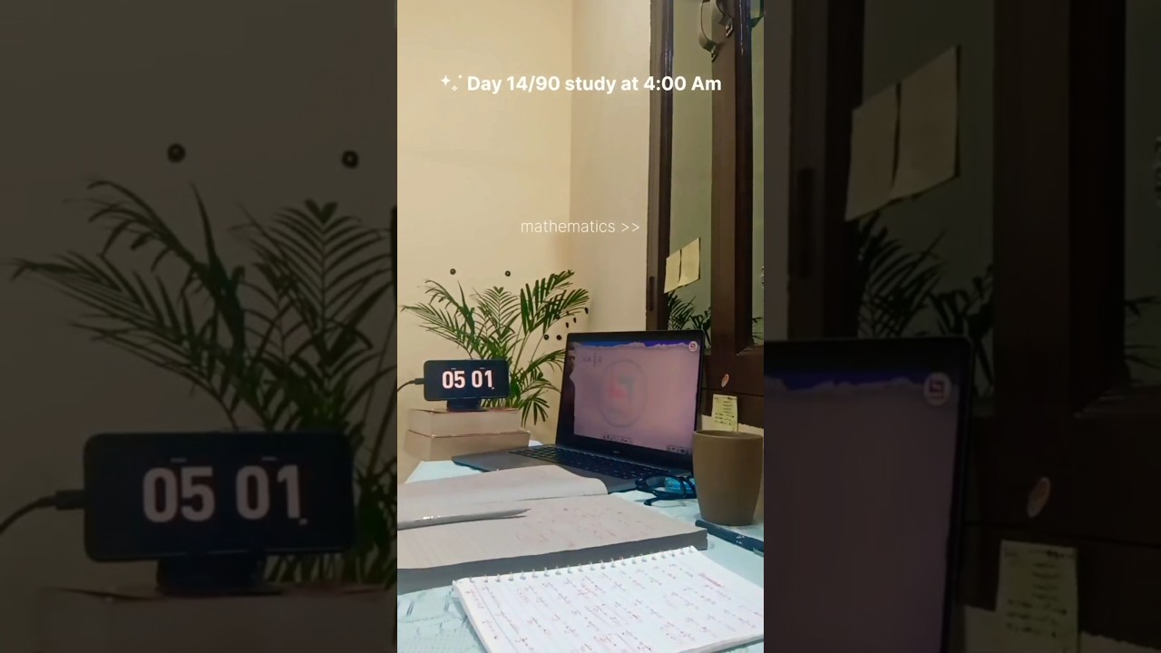 day 14 of studying at 4 Am as an aspirant 