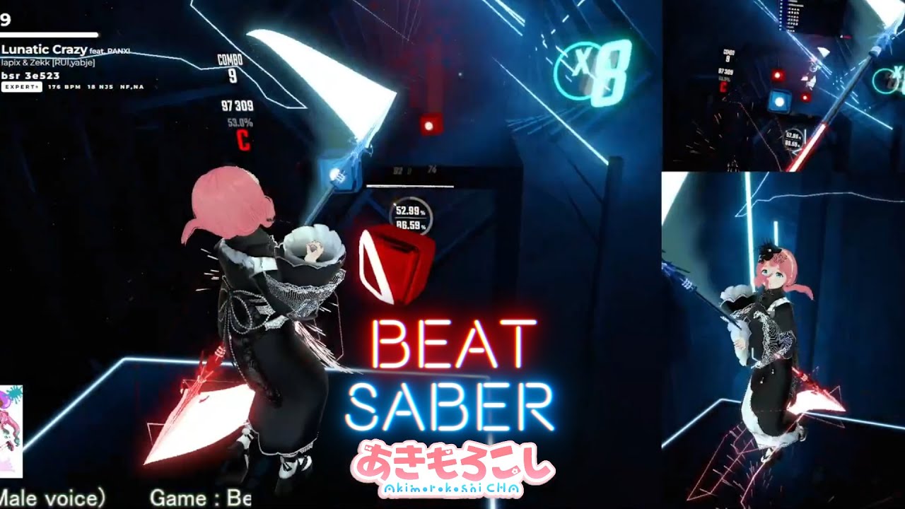 [Beat Saber] Lunatic Crazy 片手ダスモプレイ