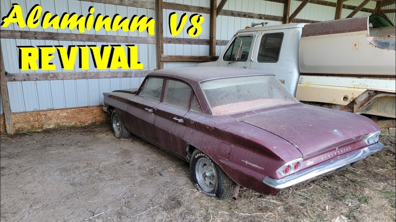 BARNFIND Oldsmobile F-85 Первый запуск за 25 лет!! - Часть 1