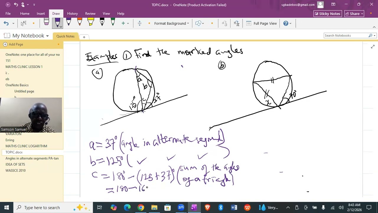 Revision of Circle Theotems