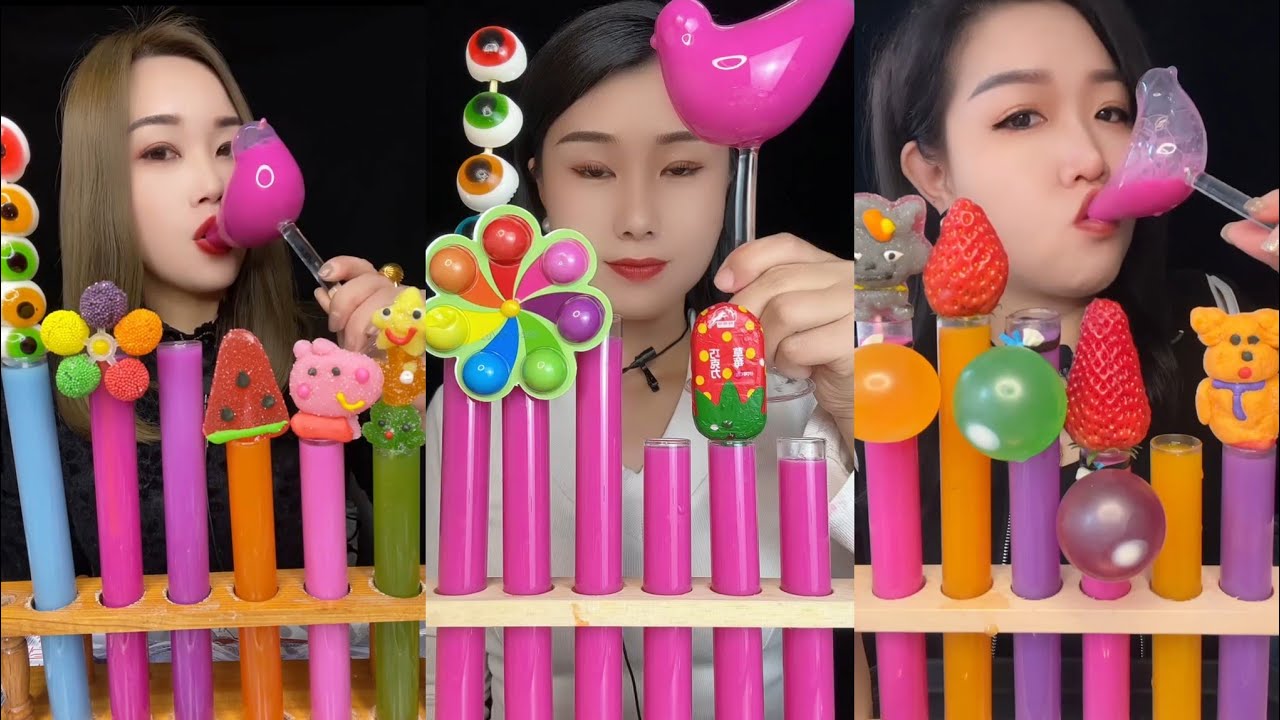[ASMR] ‎@AsmrWD 신기한물먹방 #ASMRDRINKING #물먹방 #아이스크림