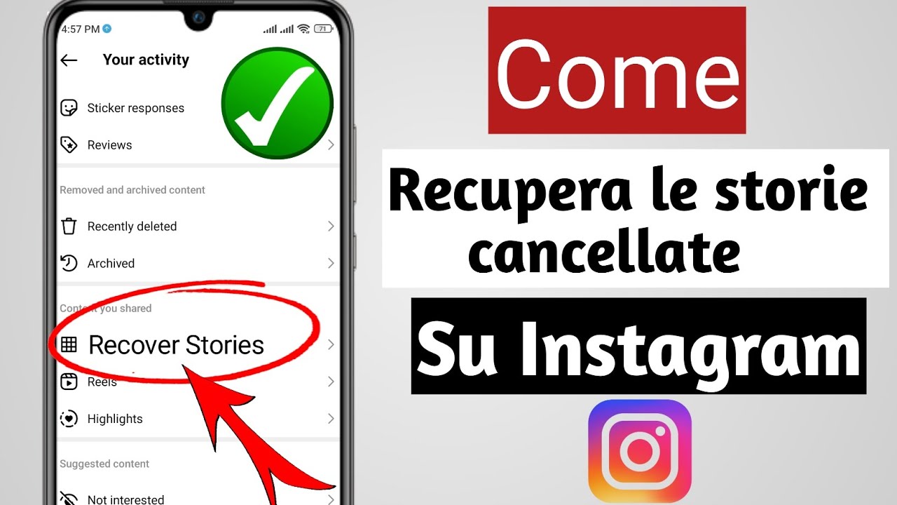 Come recuperare storie cancellate su Instagram ||  Recupero di storie cancellate da Instagram ||