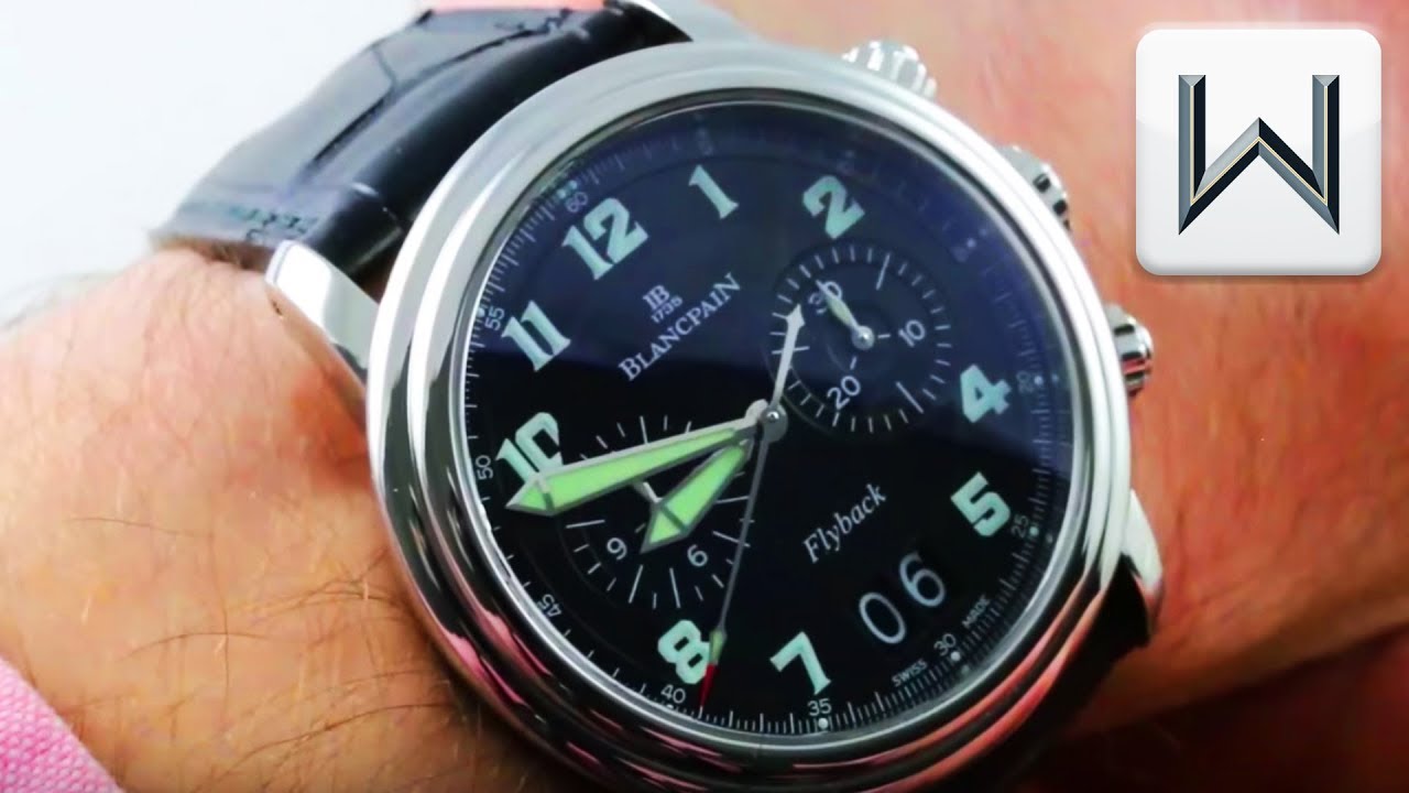 Blancpain Leman Chronograph Flyback Grande Date (2855F-1130-53B) Luxury Watch Review