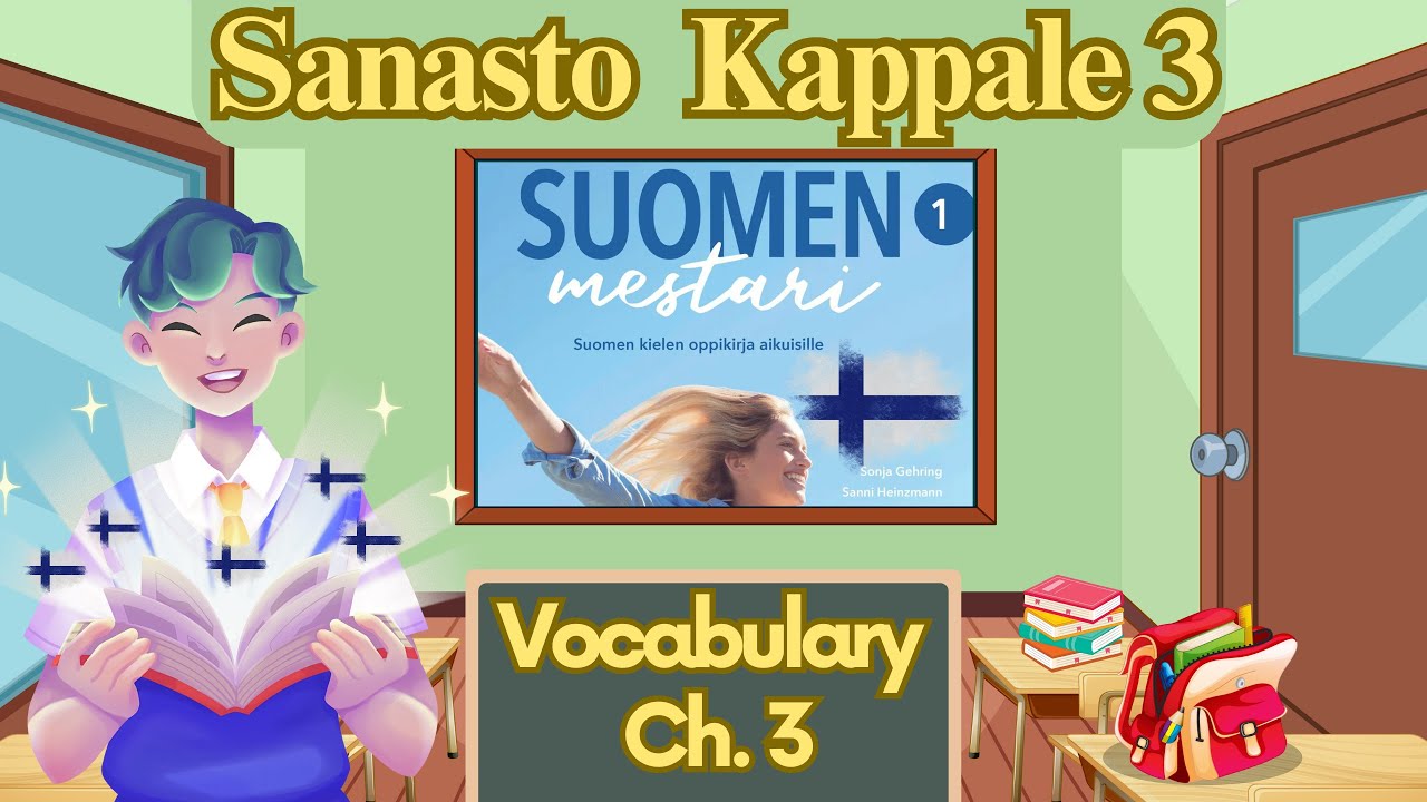 🇫🇮 Learn Finnish Vocabulary– Suomen Mestari 1, Chapter 3 | Essential Finnish Words & Pronunciation