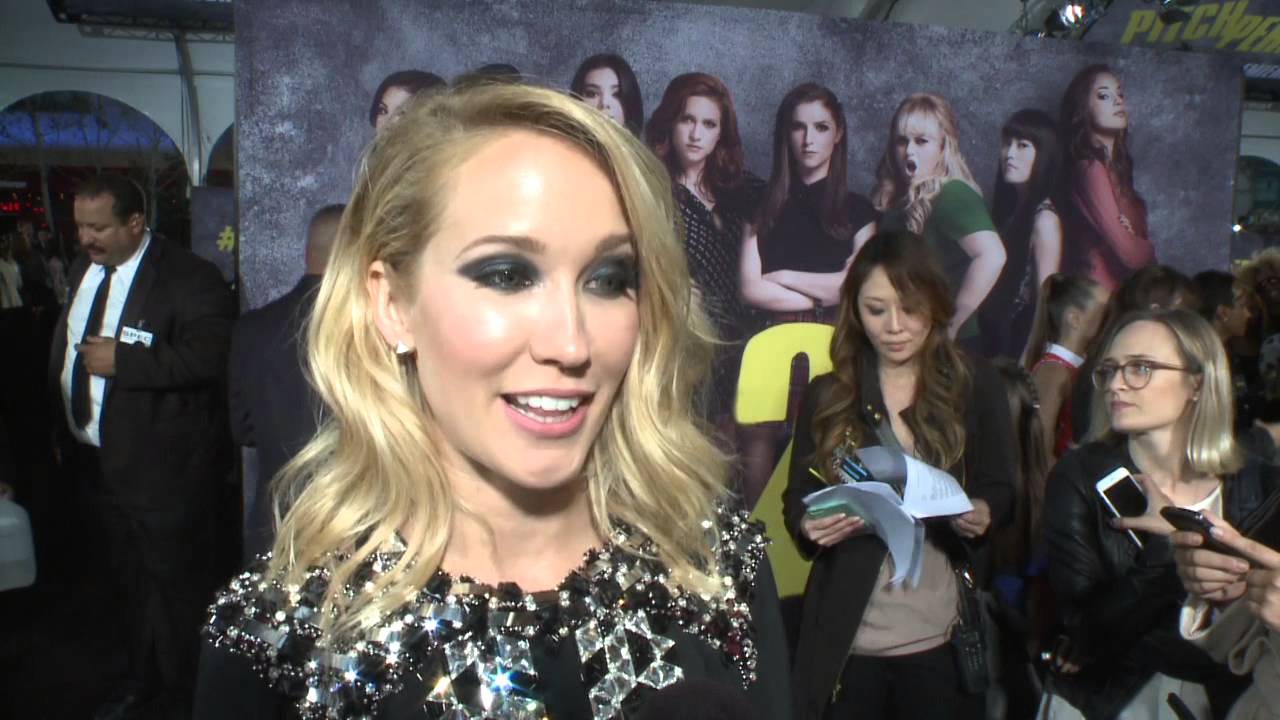 Pitch Perfect 2: Anna Camp Red Carpet Movie Premiere Interview | ScreenSlam