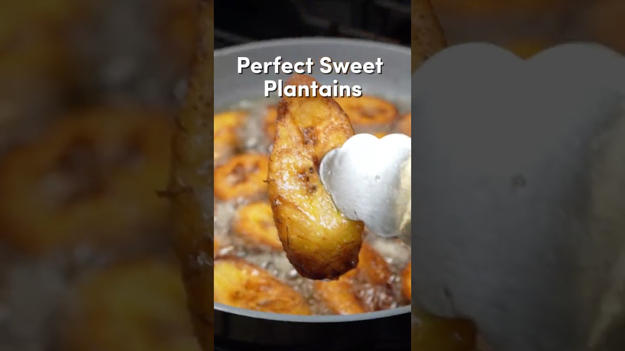 Perfect sweet plantain
