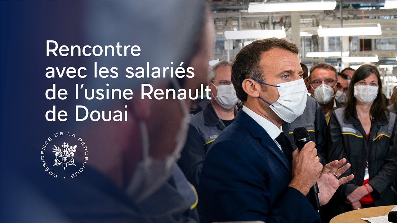 Rencontre avec les salariés de l'usine Renault de Douai.