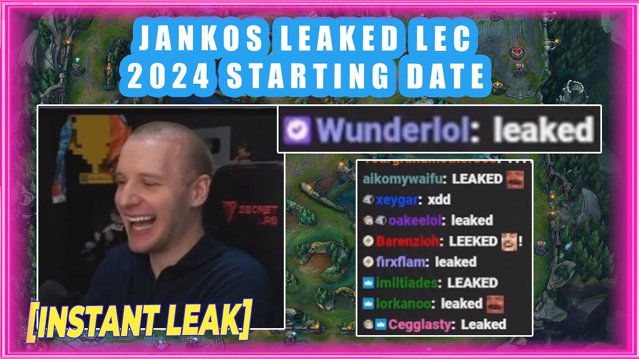Wunder FORCED Jankos to LEAK LEC Starting Date 👀 [FUNNY]