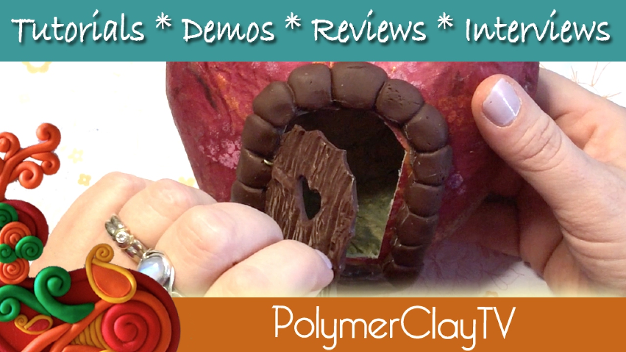 How to create a hinged box opening lid that moves with polymer clay