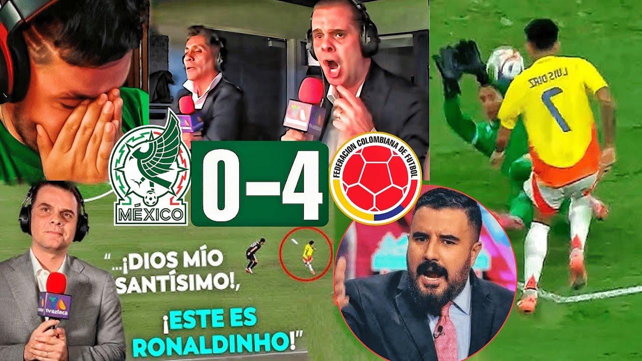 Narradores y Periodistas Mexicanos DESTROZADOS tras el 4-0 - 