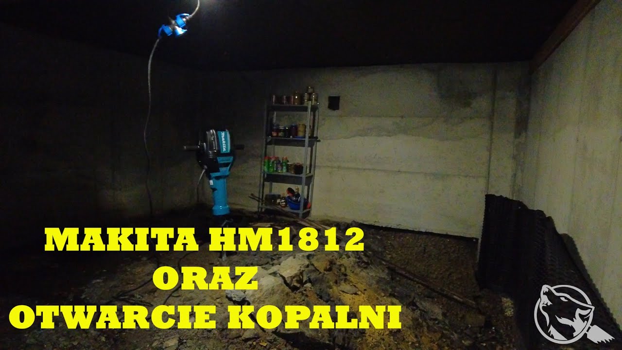 Unboxing. Młot wyburzeniowy Makita HM1812 oraz otwarcie kopalni. 🐾🐺