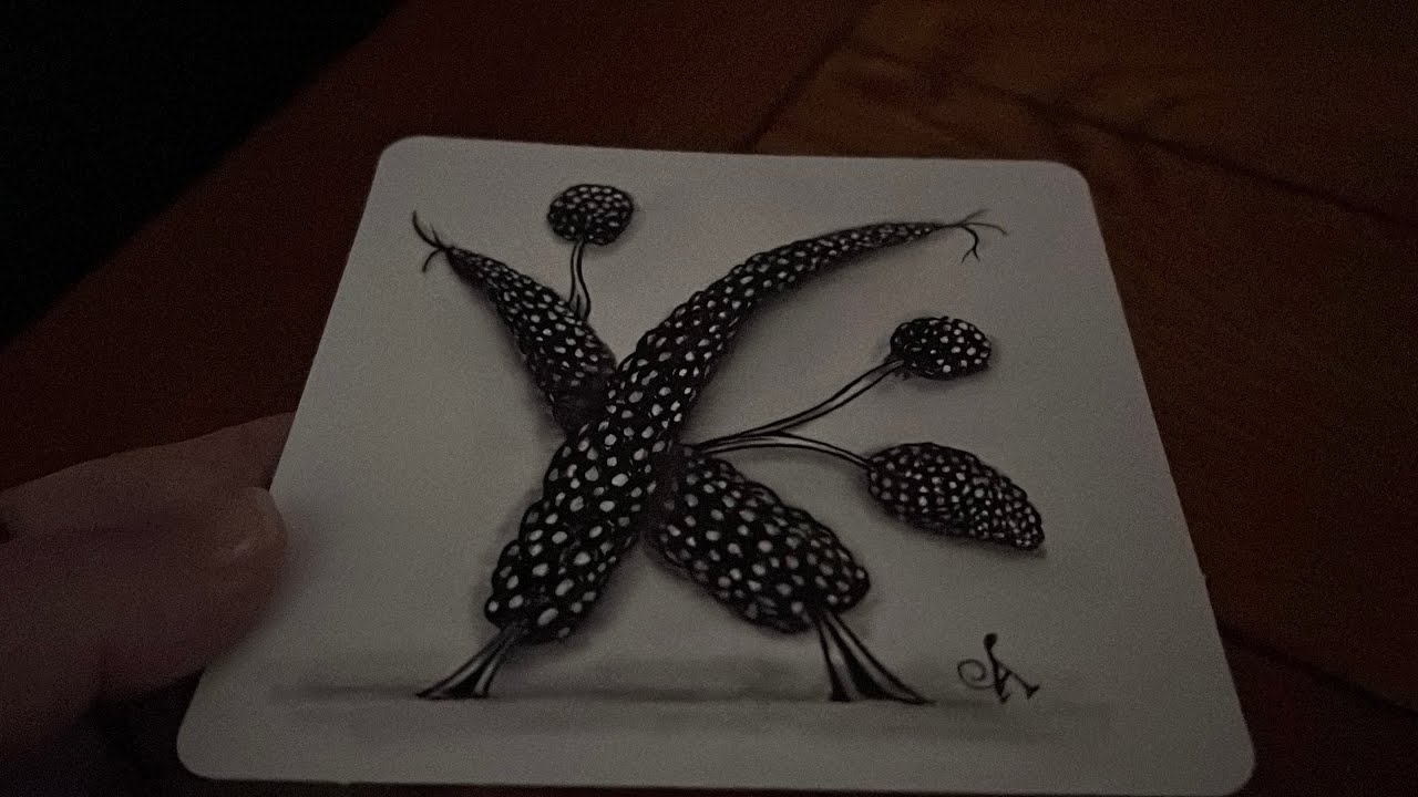 How to draw Bronx spear & bronx cheer using the Zentangle® Method with Jessica CZT