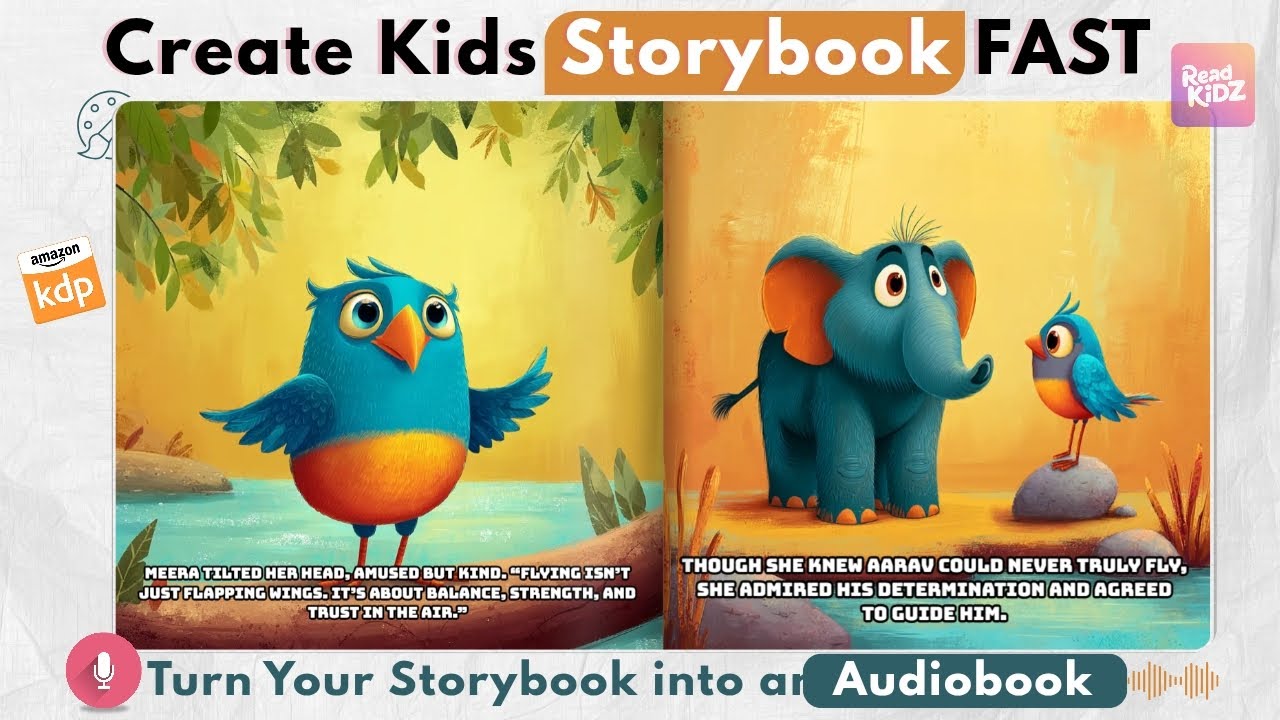 How to Create a Kids Story Book Using AI 🤯 | Amazon KDP Tutorial (Easy & Fast)