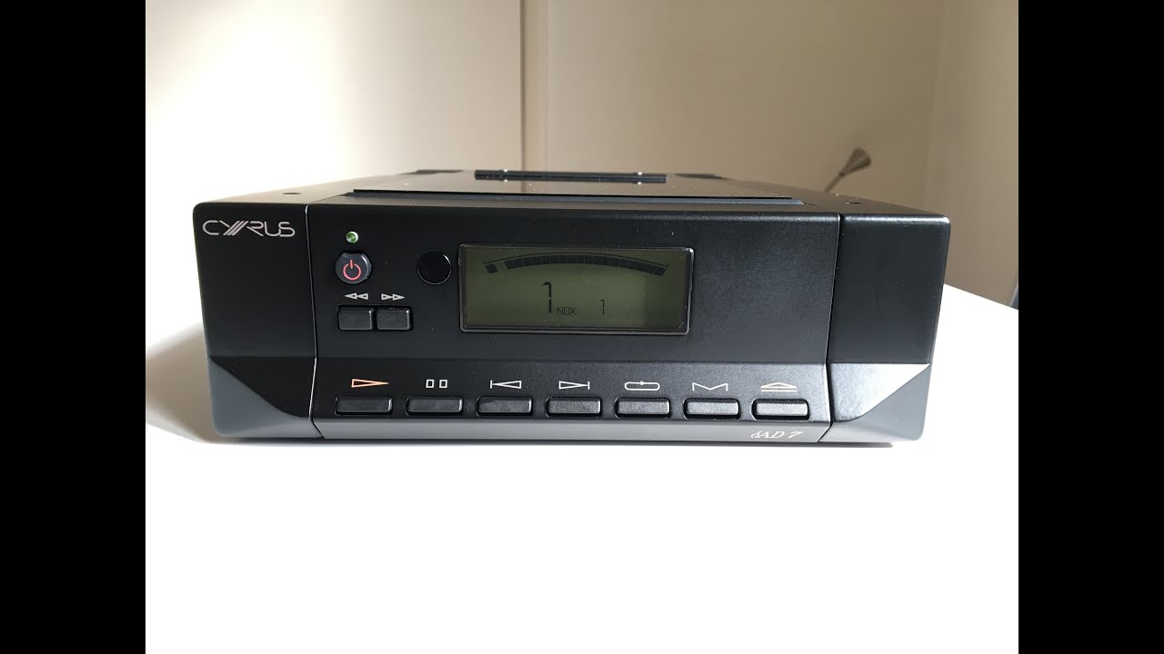 Cyrus dAD7 CD player – Classic Tech Meets Modern Design