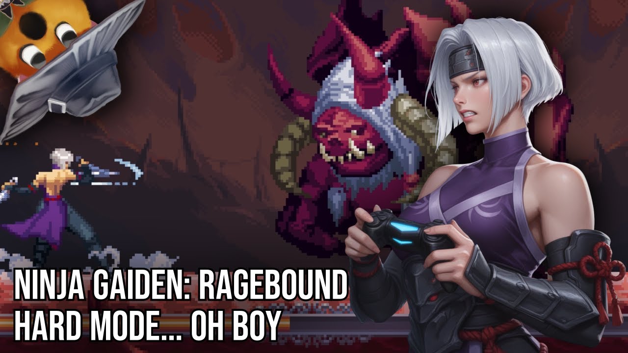 Complete (Painful) Hard Mode Playthrough - Ninja Gaiden: Ragebound