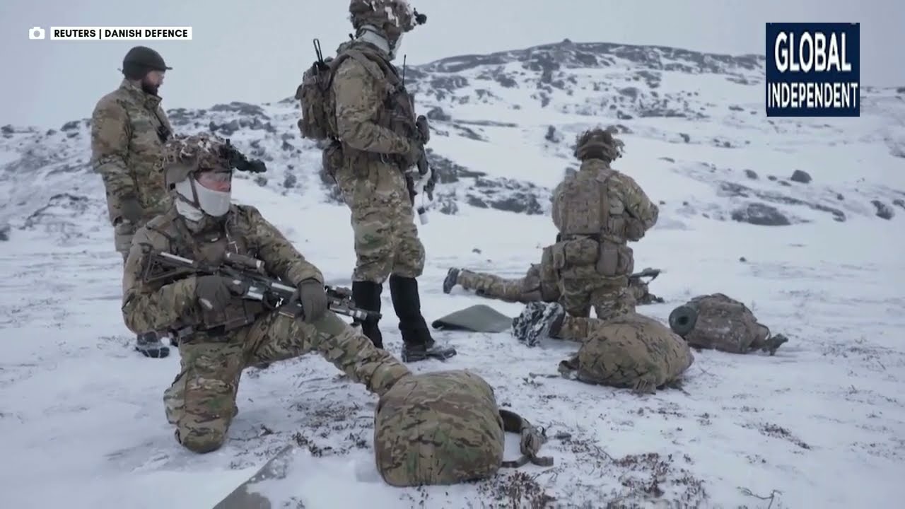 Danish Troops Train In Greenland During Arctic Endurance Exercise