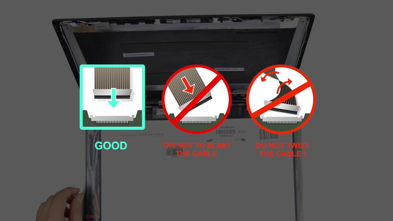 How to replace screen / Fixing LCD Lenovo IdeaPad 700