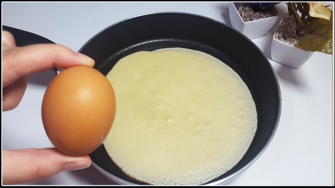 If you have 1 Egg Try This Easy Crepe Recipe #asmrcooking | Quick & Easy Breakfast Recipe Easy