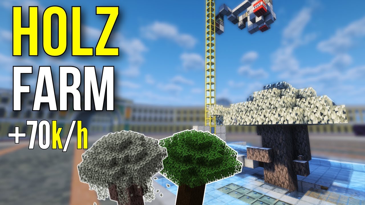 HolzFarm 1.21.X | Dark/Pale Holz | MINECRAFT TUTORIAL