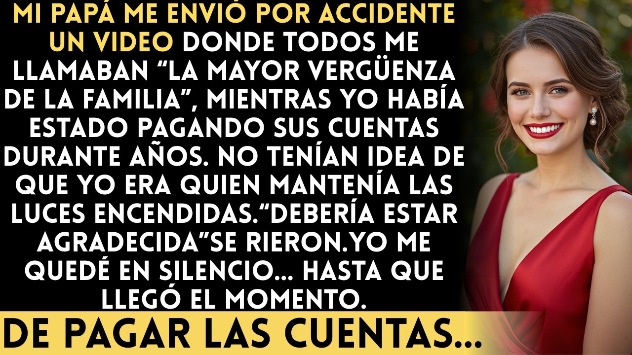 Mi papá me envió por accidente un video donde todos me llamaban la mayor vergüenza de la familia...