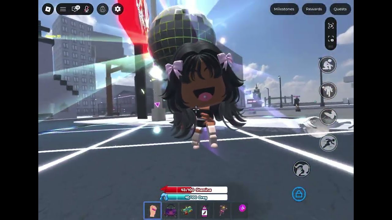 PLAYING BADDIES BUT I'M TINY ♡ BADDIES GAMEPLAY ♡ JUST HAVING FUN♡