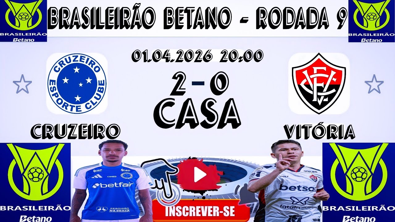 Palpites De Futebol Desta Quarta-Feira 01/04/2026