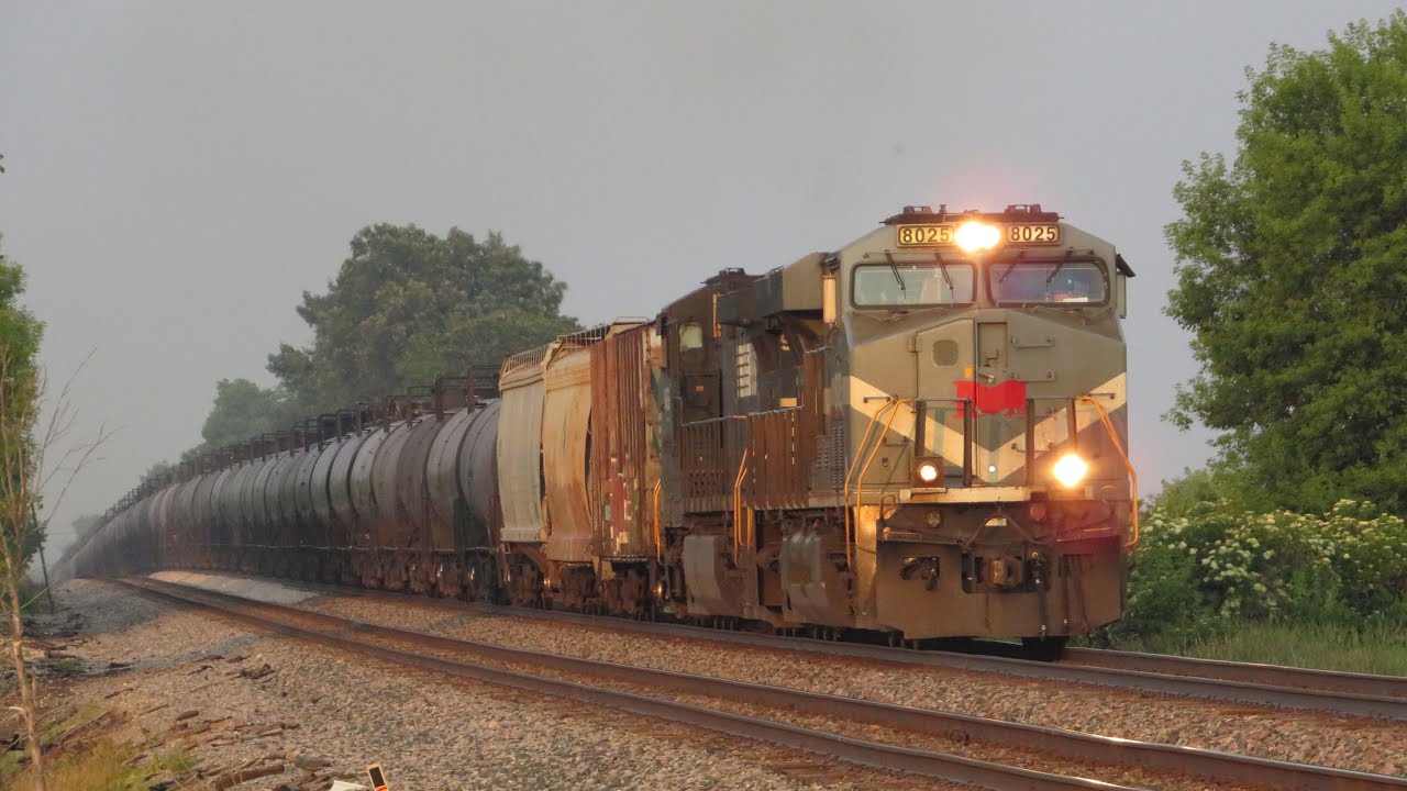 TWO 8025s IN ONE DAY! Railfanning the CPKC Watertown Sub Ft, NS 8025 Leads CPKC 541 And More!