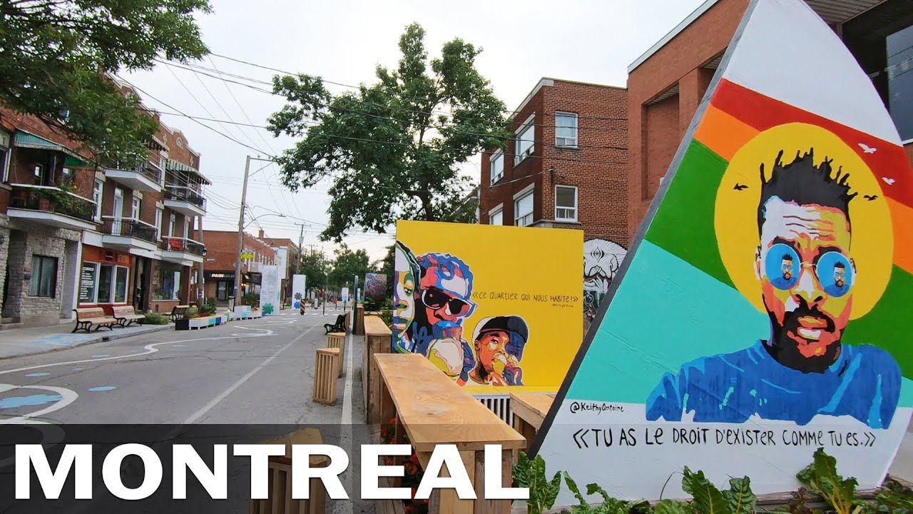 Montreal Walk in Villeray near Jarry Park - Summer 2021