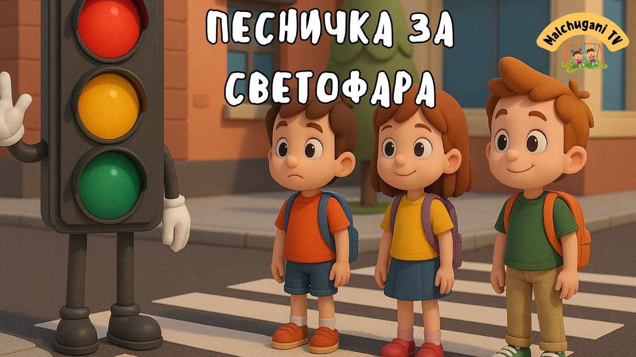 Песен за светофара I Учим правилата за движение