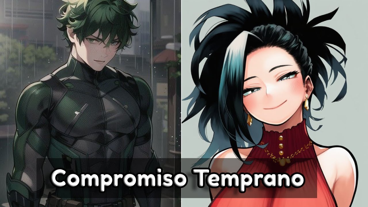 ¿QHPS Izuku salvaba a Momo antes de la UA y ella le pedía matrimonio? | Capítulos 1 al 4