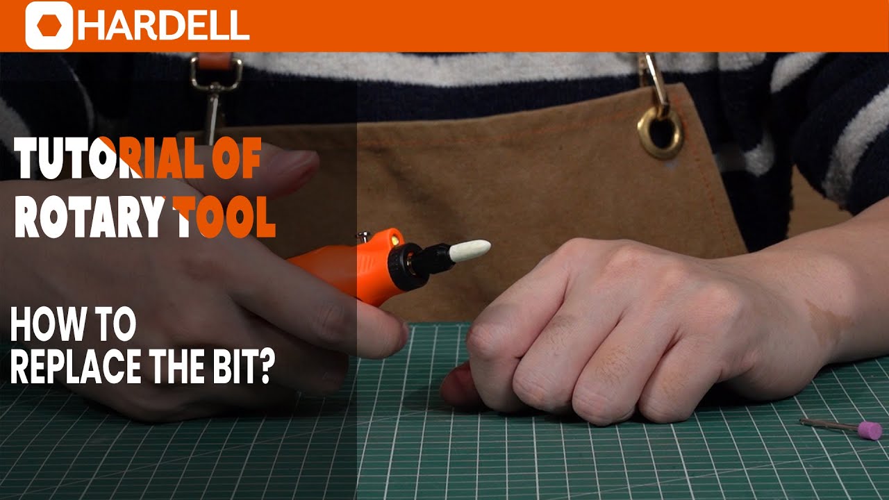 New tutorial for rotary tool-How to replace the bit？
