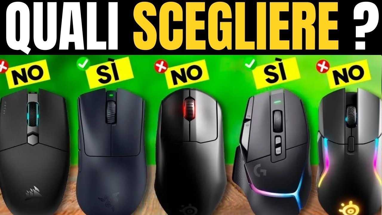 I Migliori Mouse da Gaming Qualit&agrave;-Prezzo del 2026 [NON Comprarne Uno PRIMA di VEDERE QUESTO]