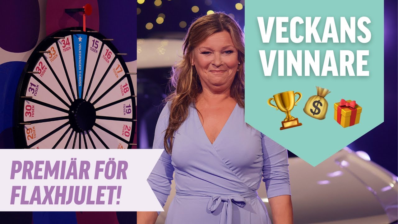 Flaxhjulet har premiär i BingoLotto!