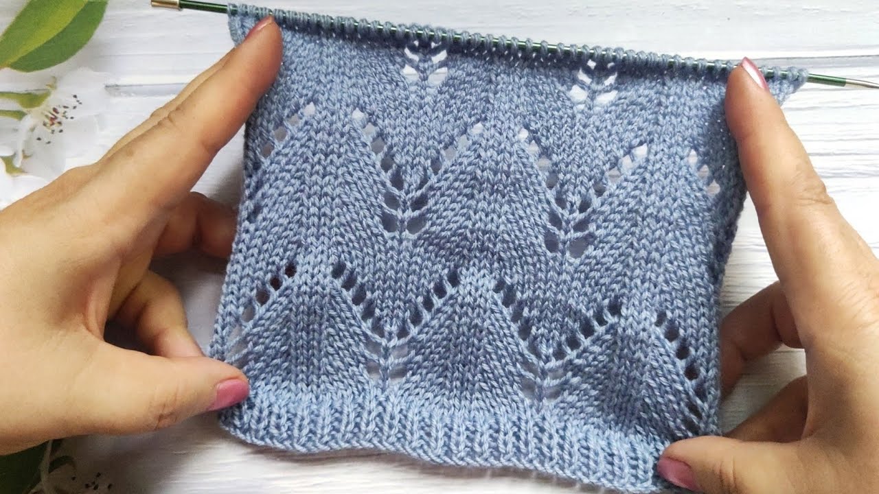 Lace Stitch Pattern 332 | Ajourmuster stricken | Punto Traforato ai ferri | Point Ajouré au Tricot