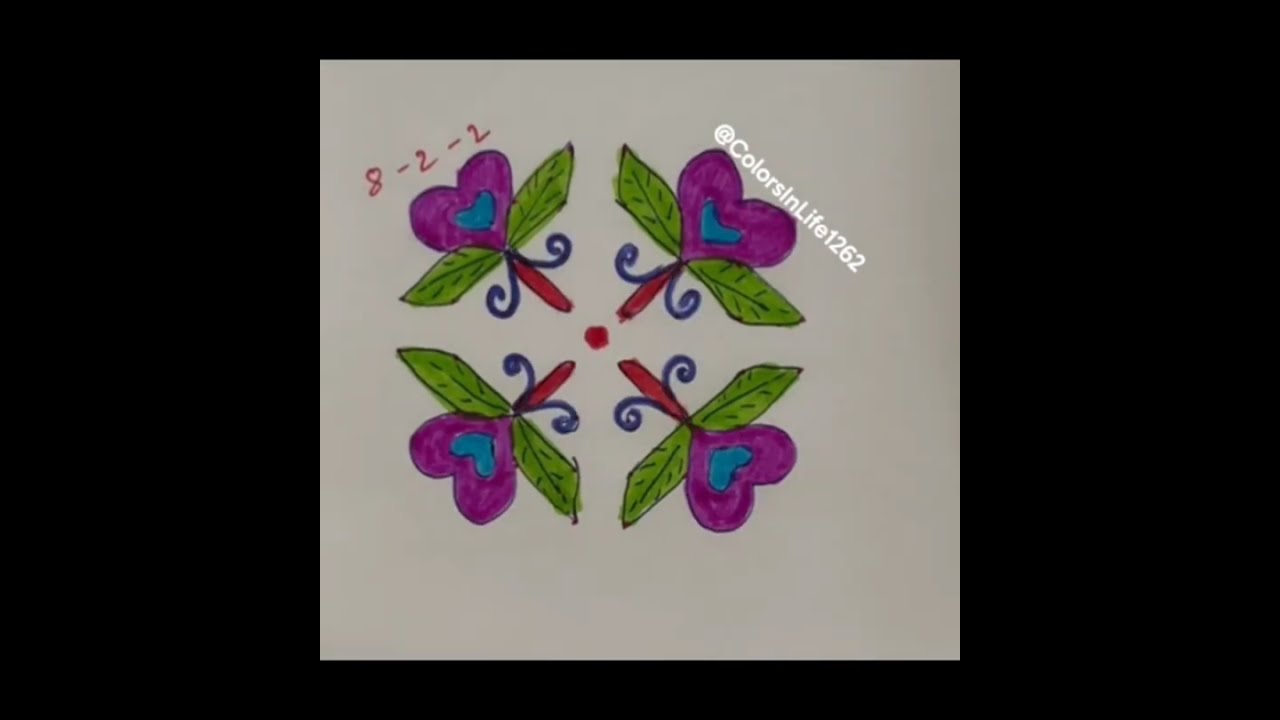 8*2*2 Dots 🌺Flower Rangoli🌺Big Diwali Kolam🌺Simple Friday Kolam🌺Sankranthi Muggulu🌺Chukkala Muggulu🌺