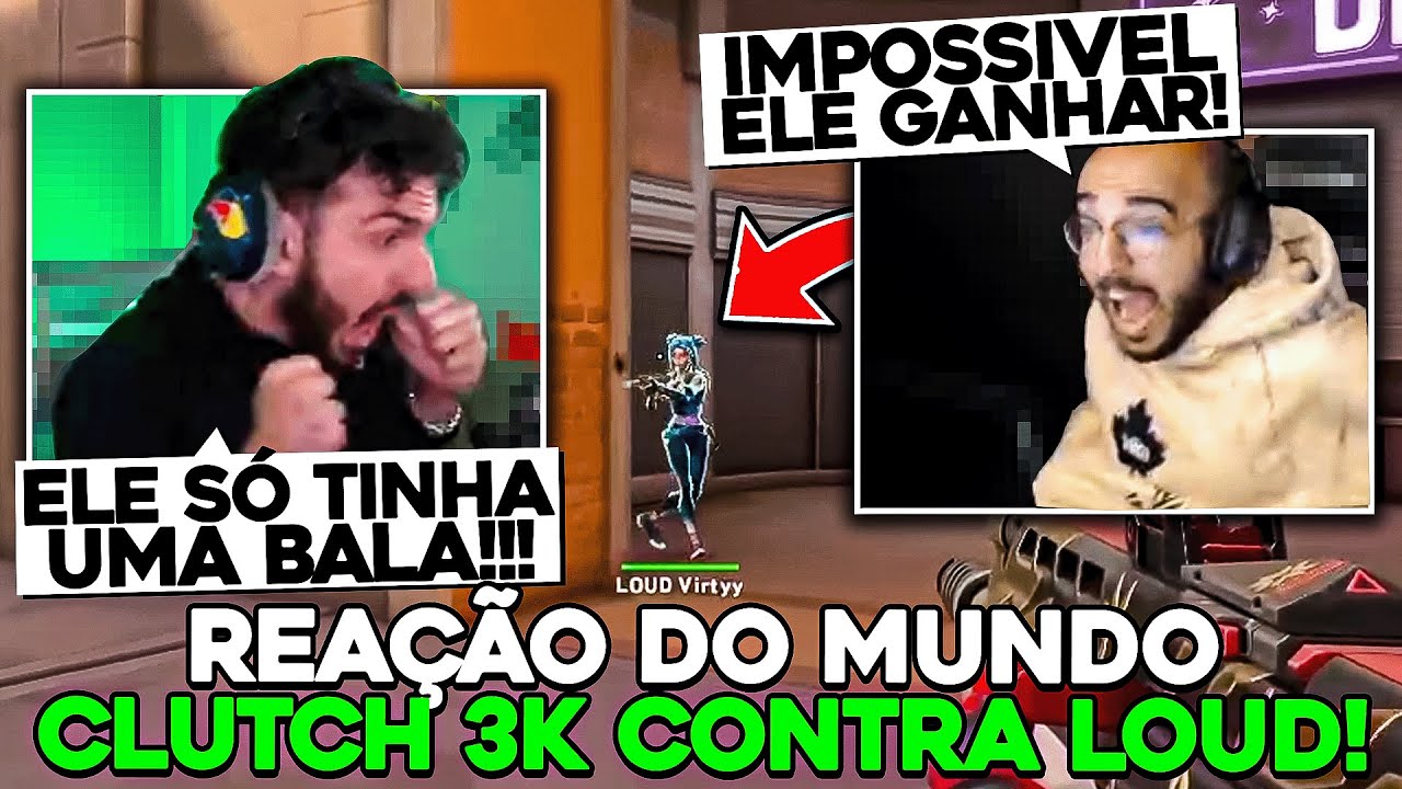 CORTEZIA CHOCOU o MUNDO FAZENDO CLUTCH na LOUD! (salvou a partida!)