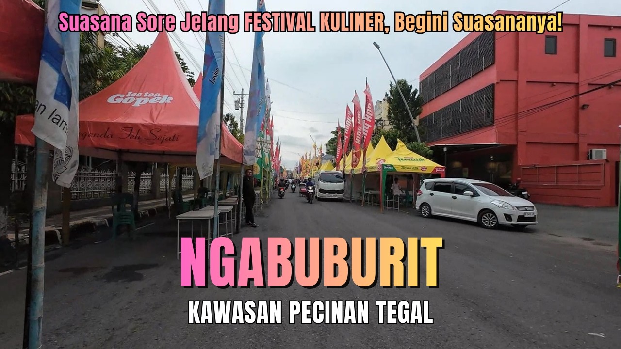 NGABUBURIT PECINAN TEGAL: Deretan Puluhan Stand Ramaikan Festival Kuliner Cap Go Meh 2026!