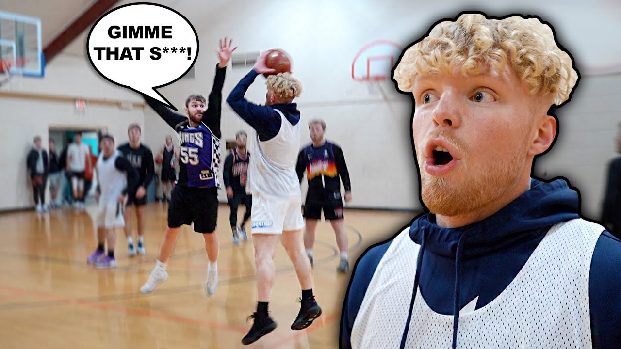 I Joined A Fans Mens League Team & This Happened... 5v5 Basketball!