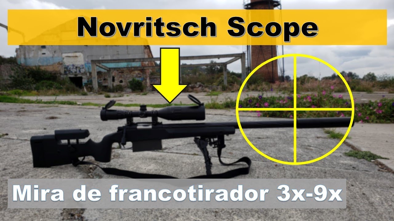 Novritsch Scope para SSG10 | Mira 3x - 9x | Review en español!
