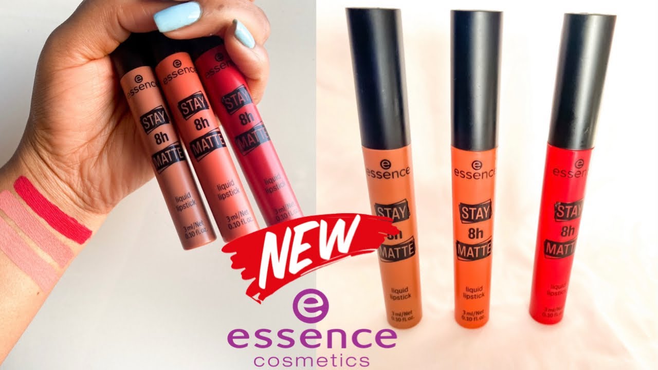 Essence STAY 8h MATTE Liquid Lipstick Swatches | South African Youtuber | Moloko Setsiba