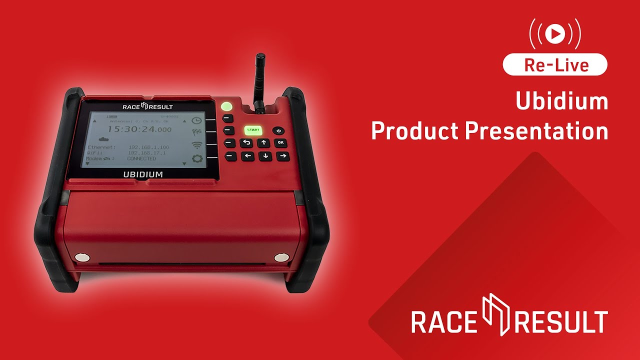 Re-Live RACE RESULT Ubidium Presentation
