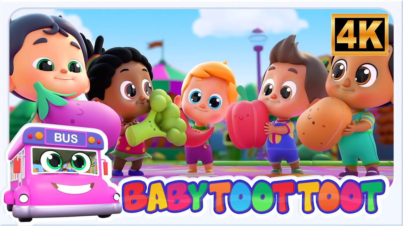 Baby Toot Toot - Canzone delle Verdure 🍅🥕 | Canzoni Educative per Bambini